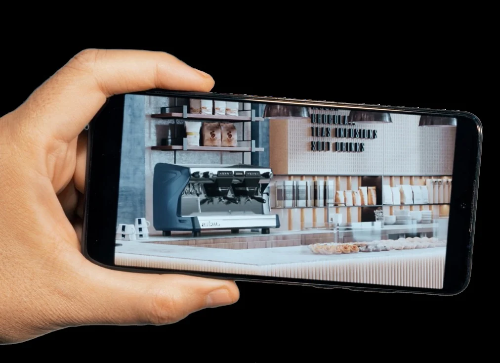 Augmented reality product experience on a smartphone